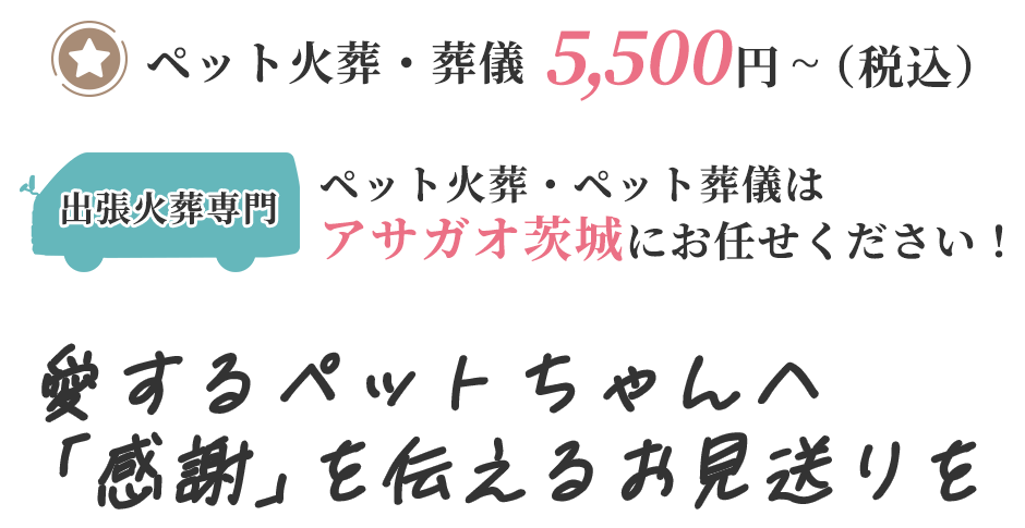 愛するペットちゃんへ「感謝」を伝えるお見送り