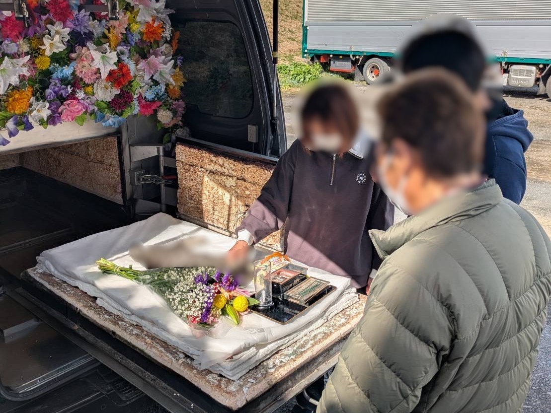 常総市でご家族様や周りの方から愛されていた猫ちゃんをお見送りしました